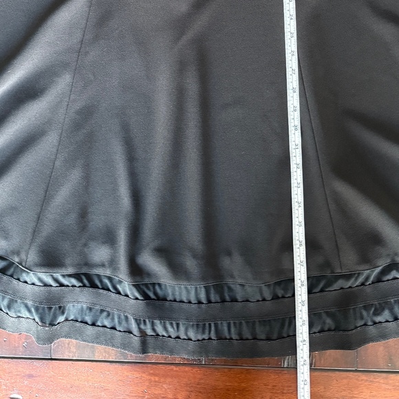 Calvin Klein Fit and Flare Size 20W Black Dress with Mesh Accents - Picture 7 of 8